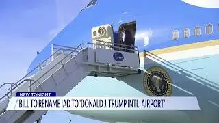 Republicans introduce bill to rename Dulles Airport to Donald J. Trump International Airport.