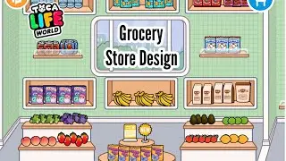 Grocery Store MAKEOVER/DESIGN 😱✨🍅🍌🥪 | Toca Life World