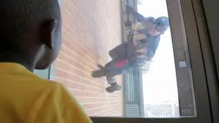 Superheroes visit Children's Hospital Colorado