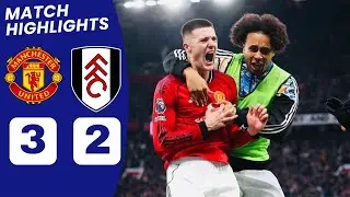 SESKO GOAL🤯 | Man United vs Fulham (3-2) HIGHLIGHTS | Casemiro, Cunha & Sesko Goal vs Fulham.