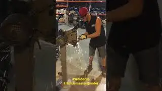 The guys at Welderup love their Radiusmaster belt grinder!! @WelderUpVegas
