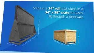 Da-Lite Flex Plex Promo | Roll Up, Portable Projection Screen