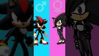 Sonic Gender swap Shadow The Hedgehog 🦔