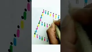 Easy 3d Drawing #art #foryou #tutorial #trending #viral #creative #colors #painting #3d #how #love