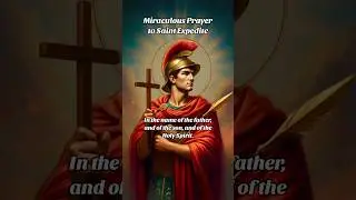 Powerful prayer to St. Expedite For urgent matters and desperate situations. #prayersforyou