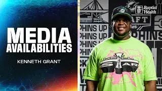 Kenneth Grant meets with the media | Miami Dolphins