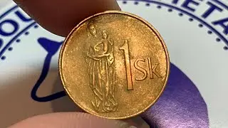 1994 Slovakia 1 Koruna Coin &bull;&nbsp;Values, Information, Mintage, History, and More