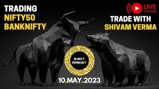 Live Nifty Trading | 10 May | Banknifty Options Trading Live | 8Bit Market Trading
