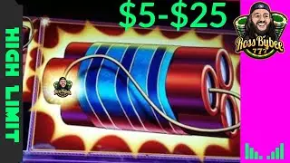 High Limit Eureka Blast Slot Machine Jackpot Mixed Sessions