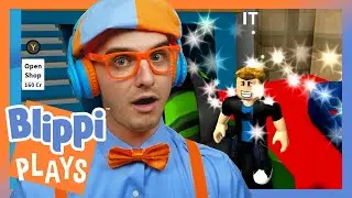How long can Blippi hide ? | Blippi Plays | Educational & Gaming Videos for Kids