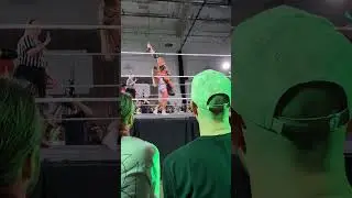 Millie McKenzie with a devastating Double Underhook Facebuster to Sadie Gibbs
