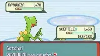 Pokemon Emerald Catching Raquazza Without a Fail