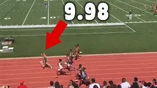 High school sprinter records 9.98-second 100-metre dash