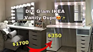 DIY IKEA Vanity Dupe under $400