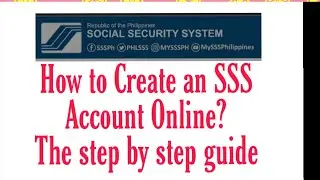 How to create an account online on SSS?/Step by step guide on how to create an SSS account online