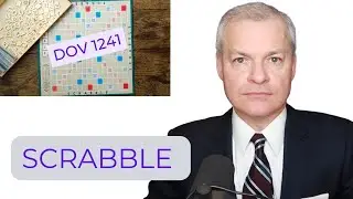 Man vocalises thoughts during Scrabble game