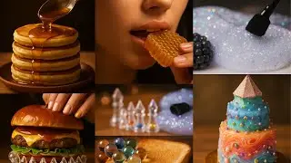 Oddly Satisfying ASMR Food, Slime & More 🍓🎧  No Talk  Best Triggers #asmr #satisfying #viral #ai