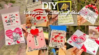 DIY Valentine's Day Cutest Craft Ideas For You ❤️✨ #diy #artandcraft #valentinesday #viral #trending