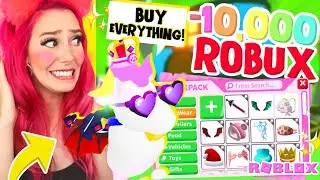 Buying My LEGENDARY UNICORN *EVERY* Pet Accessory They Touch in Adopt Me! Roblox Adopt Me Update