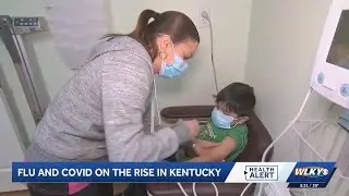 COVID cases high in Kentucky, while flu cases on the rise nationally