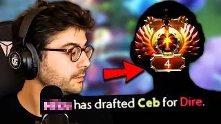 When this new CHILD PRODIGY of Dota picks up Ceb in ranked...