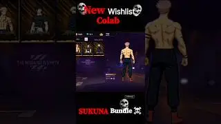 SUKUNA Bundle New Wishlist ☠️| Freefire Colab with JuJutsu kaisen | #shorts #viral #freefireindia