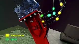 Underwater Hydraulic Breaker Operation
