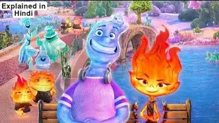 Elemental (2023)Full Movie Explained in Hindi/Elemental Movie Review #elemental #movie #2023 #hindi