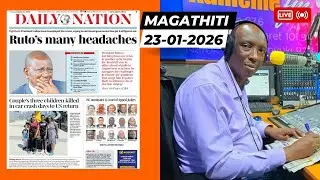 Magathiti kameme today || JUBILEE DEPUTY PASRTY LEADER LEADRES UNITES || 23/01/2026