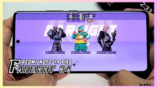Redmi Note 14 Pro Farlight 84 Gaming test Update | Helio G100-Ultra, 120Hz Display