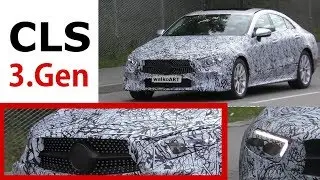 Mercedes Erlk&ouml;nig CLS (CLE) 3rd Gen. 2018 Diamant-K&uuml;hlergrill  Diamond Grille 4K SPY VIDEO