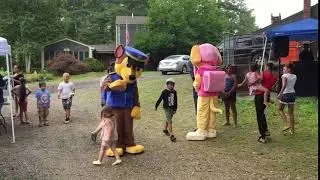 Costumed characters for birthday parties in Massachusetts; Paw Patrol Characters Massachusetts