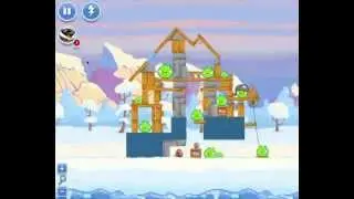 Angry Birds Friends Facebook - Winter Tournament Level 5 3 Star Walkthrough Week 1 Christmas