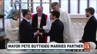 Mayor Pete Buttigieg marries partner