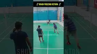 #flick #service return #badminton