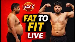 DAY-2 FAT TO FIT LIVE TRANSFORMATION 🔥 | MMA &bull; Kickboxing &bull; Boxing #live #fattofit