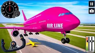 Flight Airplane City Pilot Simulator - Seconds From Total Crash 😱🔥 (Android Gameplay)