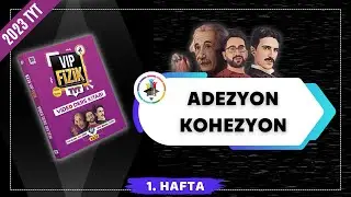 Adezyon ve Kohezyon Konu Anlatımı | 2023 TYT Fizik KAMPI