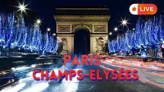 Las dos avenidas iluminadas más impresionantes de París: Champs-Elysées y Av. Montaigne
