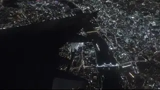 Stunning Night Approach into London Heathrow | British Airways Airbus A319