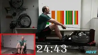 30-minute WaterRower Power Workout with HeartZones (music)