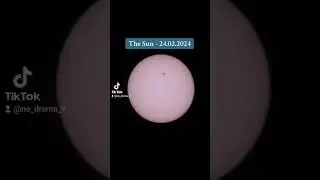 The Sun - 24.02.24 #todayssun #pinksun #sunspots #sunshine #thrsun #realfootageofthesun