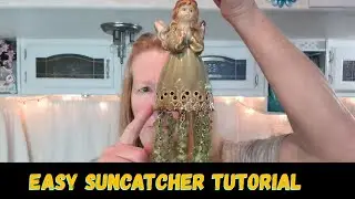 Angel Suncatcher - Garden Art - Easy - Tutorial-  DIY