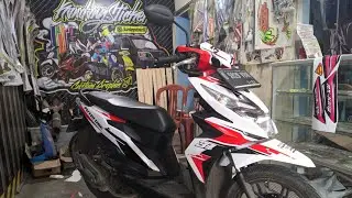 Decal Beat Fullbody Simple Racing Motif Supermoto #StickerBeat - Kandangsticker