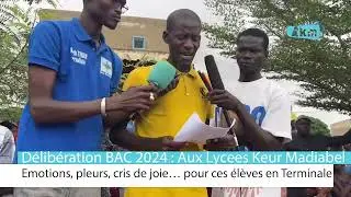 Dèlibèration BAC 2024 Aux Lycées De Keur Madiabel