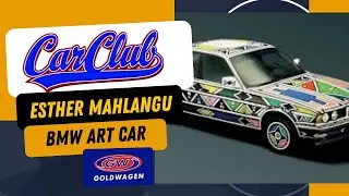 BMW Art Car | Esther Mahlangu | BMW 525i
