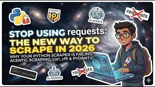 Why Your Python Scraper is Failing: Agentic Scraping, curl_cffi & Pydantic