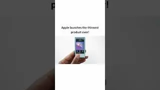 Apple Sets a New Thinness Record! // Apple iPad pro M4. #appleevent #appleipadpro #apple