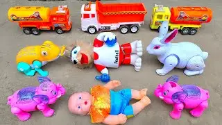 gadi wala cartoon | toy helicopter ka video | JCB & tractor & truck 23 dollar investment Total #6