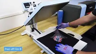 Model P 30 3D PUFF UV DTF Printer & Top & Bottom Heat Dual Control Heat Press